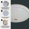 Plafoniera Led cu senzor de miscare reglabil ÃƒËœ290, 12W=75W, 6400K, lumina rece
