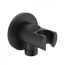 SUPORT PARA DUS CU RACORD CONECTARE 1/2 SILK BLACK