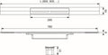 Tece Drainprofile rigolă liniară cu grătar 80 cm auriu 670802