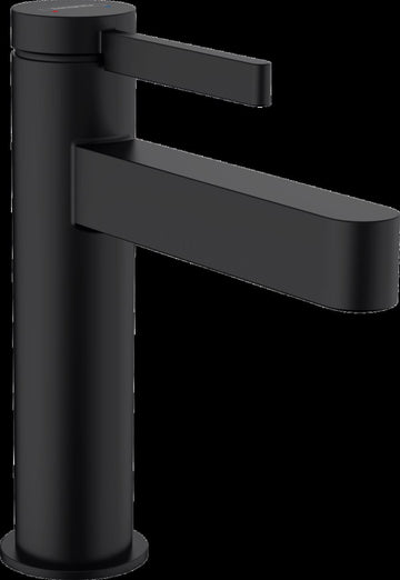 BATERIE LAVOAR FINORIS 110 CU VENTIL POP-UP, NEGRU MAT
