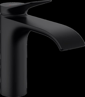 BATERIE LAVOAR VIVENIS 110 CU VENTIL POP-UP, NEGRU MAT