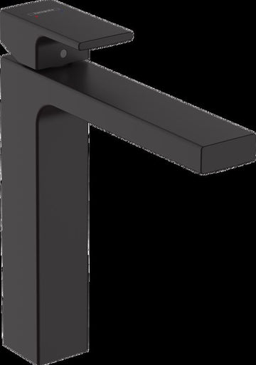 BATERIE LAVOAR VERNIS SHAPE 190 CU VENTIL POP UP, NEGRU MAT