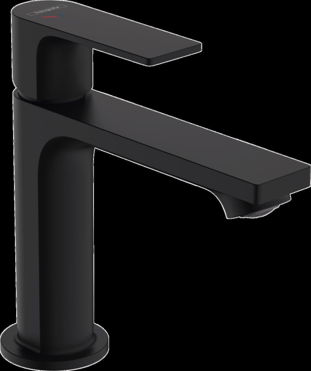 BATERIE LAVOAR REBRIS E 110 COOL START CU VENTIL POP UP, NEGRU MAT