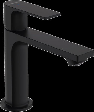 BATERIE LAVOAR REBRIS E 110 COOL START CU VENTIL POP UP, NEGRU MAT