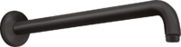 BRAT DUS 1/2 HANSGROHE LUNGIME 389 MM, NEGRU MAT