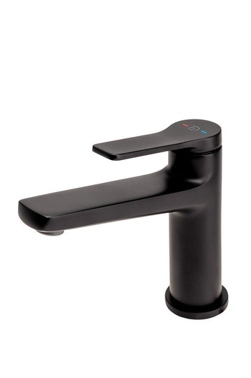 BATERIE LAVOAR SEPPIA CU VENTIL CLICK-CLACK, NEGRU