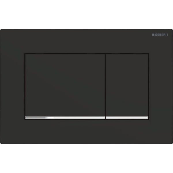 CLAPETA ACTIONARE REZERVOR INCASTRAT SIGMA 30 NEGRU MAT LACUIT-CROM EASY TO CLEAN