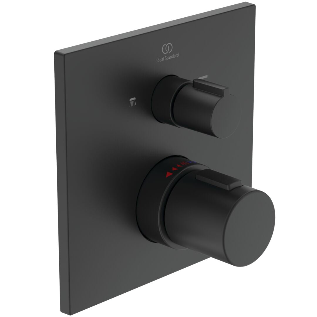 ORNAMENT BATERIE CADA/DUS CERATHERM C100 TERMOSTATICA SILK BLACK(PENTRU A100NU)