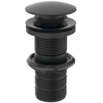 VENTIL PUSH-OPEN SILK BLACK PENTRU LAVOARE FARA PREAPLIN