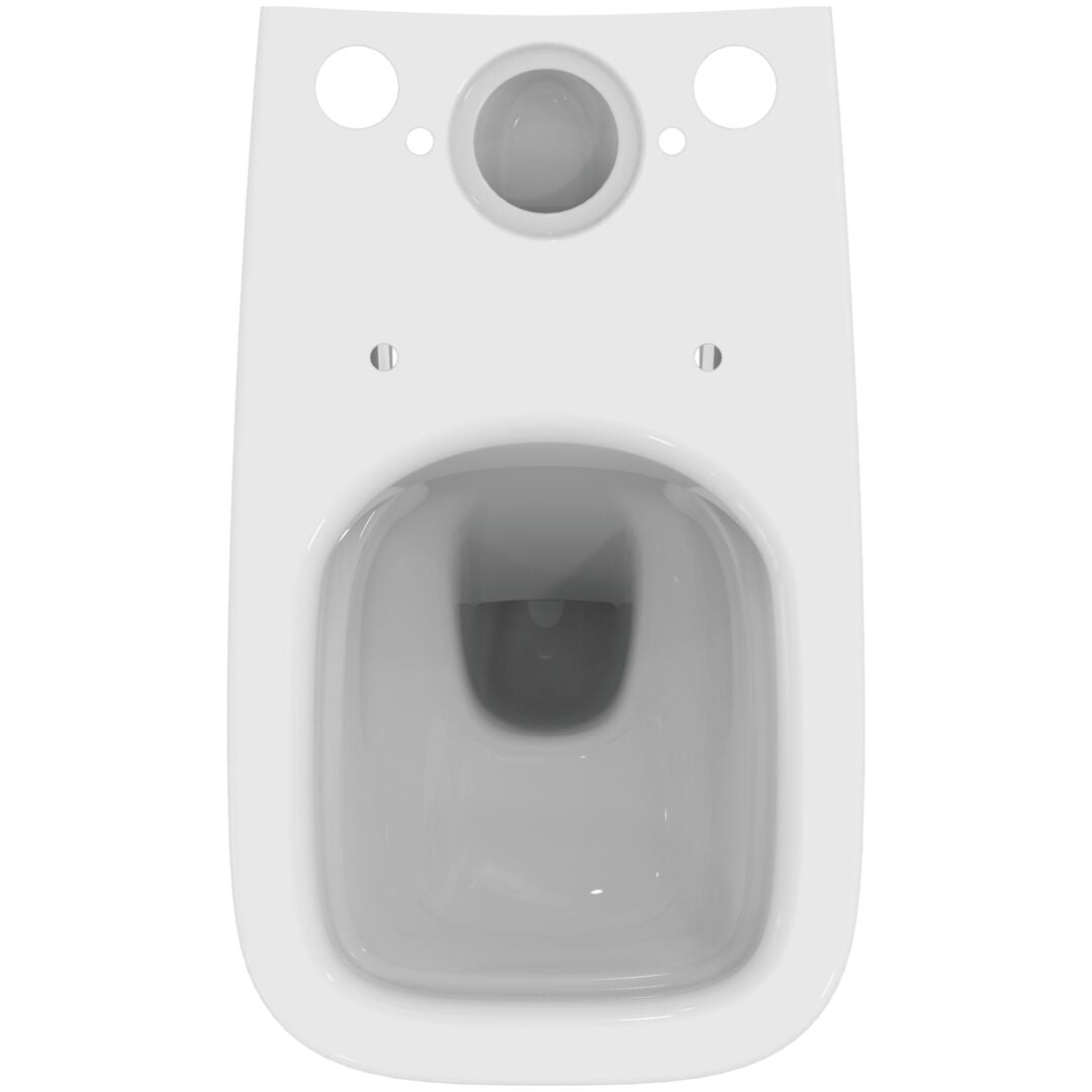 VAS WC I.LIFE S STATIV RIMLES+,PROIECTIE SCURTA 60.5 CM,PENTRU COMBINARE