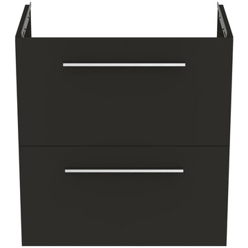 UNITATE LAVOAR I.LIFE S SUSUPENDATA 60 CM CU 2 SERTARE FARA MANERE,GRI CARBON MAT