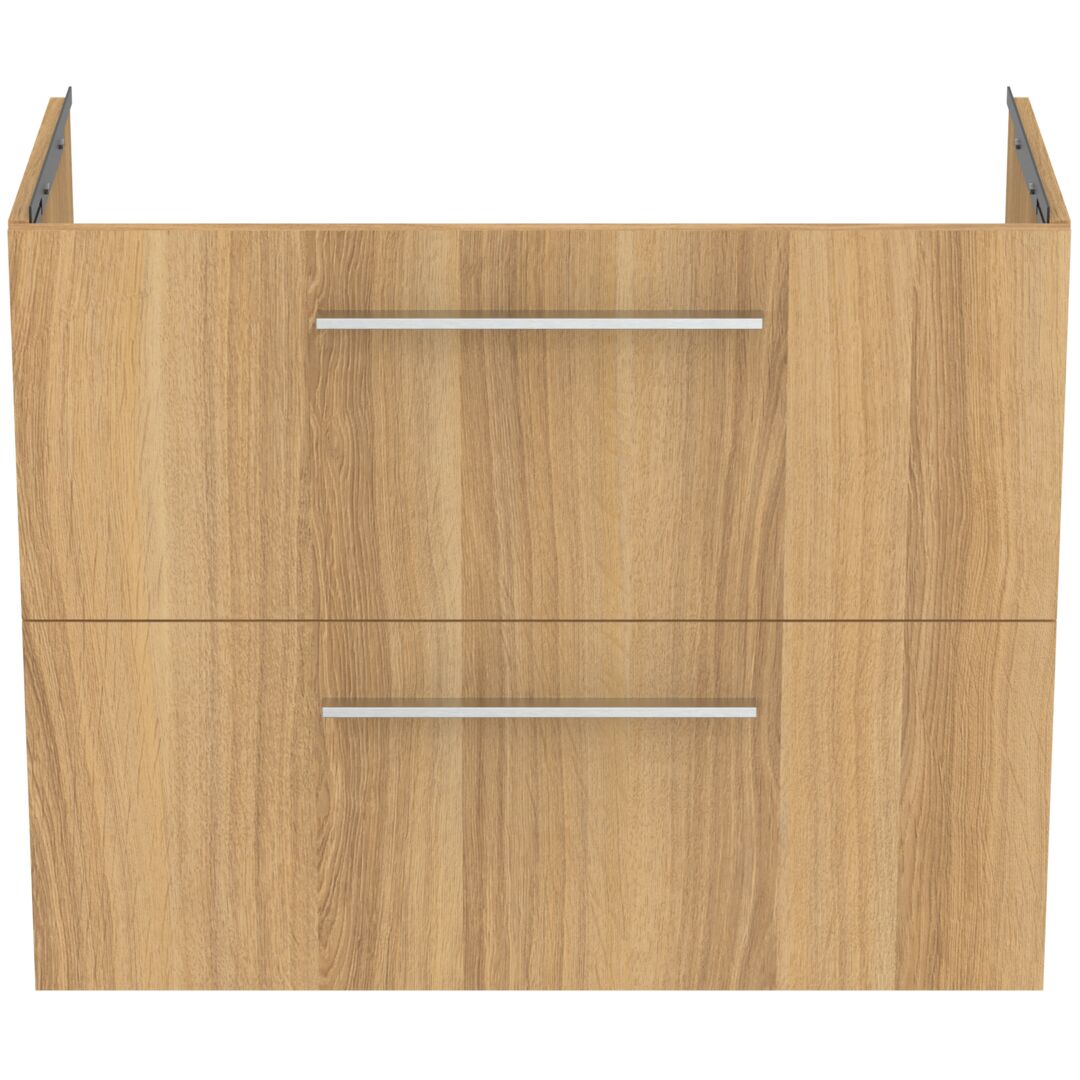 UNITATE LAVOAR I.LIFE S SUSUPENDATA 80 CM CU 2 SERTARE FARA MANERE,STEJAR NATURAL