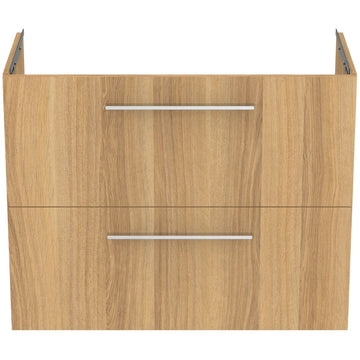 UNITATE LAVOAR I.LIFE S SUSUPENDATA 80 CM CU 2 SERTARE FARA MANERE,STEJAR NATURAL