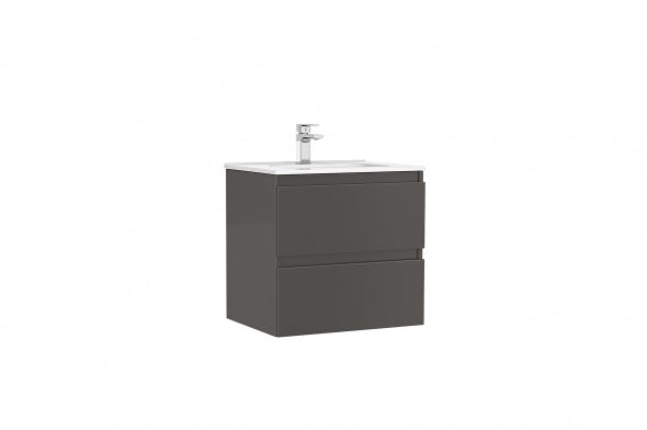 MOBILIER DAILY 60X46X56.5 ANTRACIT LUCIOS, 2 SERTARE,CU LAVOAR
