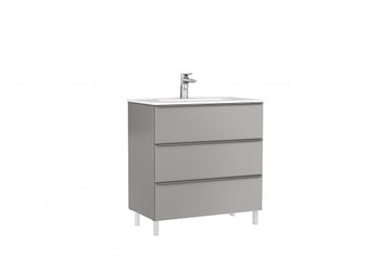 MOBILIER SHONA 80X46X56.5 GALET MAT,3 SERTARE,CU LAVOAR KLEA