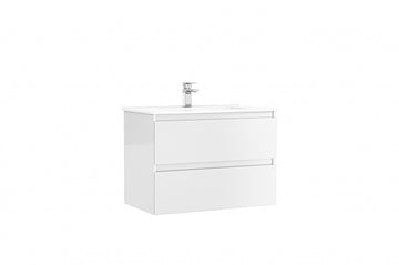 MOBILIER DAILY 80X46X56.5 ALB LUCIOS, 2 SERTARE,CU LAVOAR