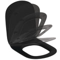 CAPAC WC TESI SLIM SOFT-CLOSE EASYFIX+, NEGRU MAT (DOAR PT T4932V3)