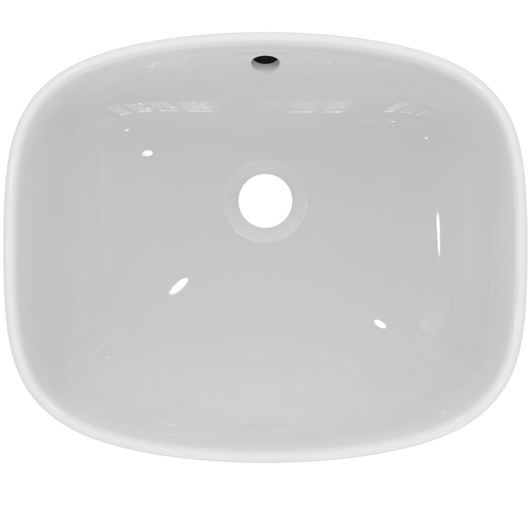 LAVOAR I.LIFE B 45X37 CM, MONTAJ PE BLAT, CU PREPLIN, FARA ORIFICIU BATERIE