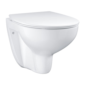 SET VAS WC BAU CERAMIC SUSPENDAT RIMLESS CU CAPAC SLIM SOFT-CLOSE