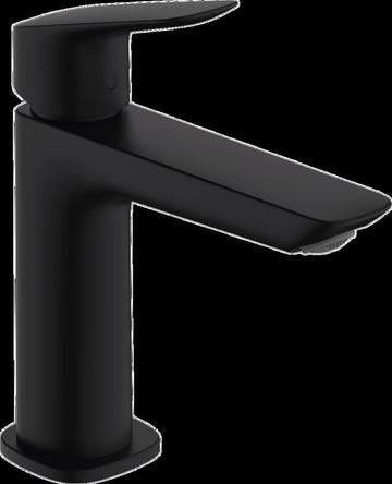 BATERIE LAVOAR LOGIS 110 FINE CU VENTIL POP-UP, NEGRU MAT