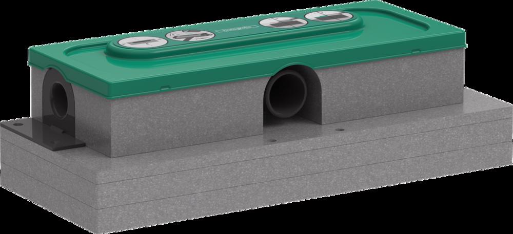 SET INSTALARE RIGOLA DUS RAINDRAIN FLEX uBOX UNIVERSAL PLAT