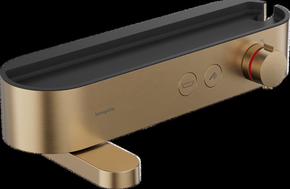BATERIE CADA TERMOSTATATA SHOWER TABLET 400, CU PIPA, BRUSHED BRONZE