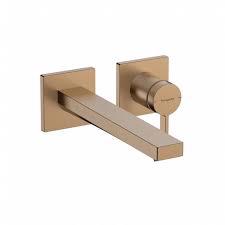 ORNAMENT BATERIE INCASTRATA LAVOAR TECTURIS E, PIPA 225 MM, ECO SMART,BRUSHED BRONZE
