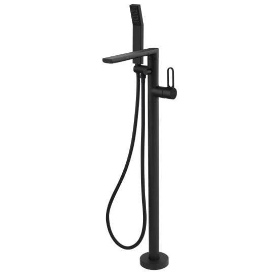 BATERIE CADA FREESTANDING ZAFFIRO, CU ACCESORII, NEGRU MAT