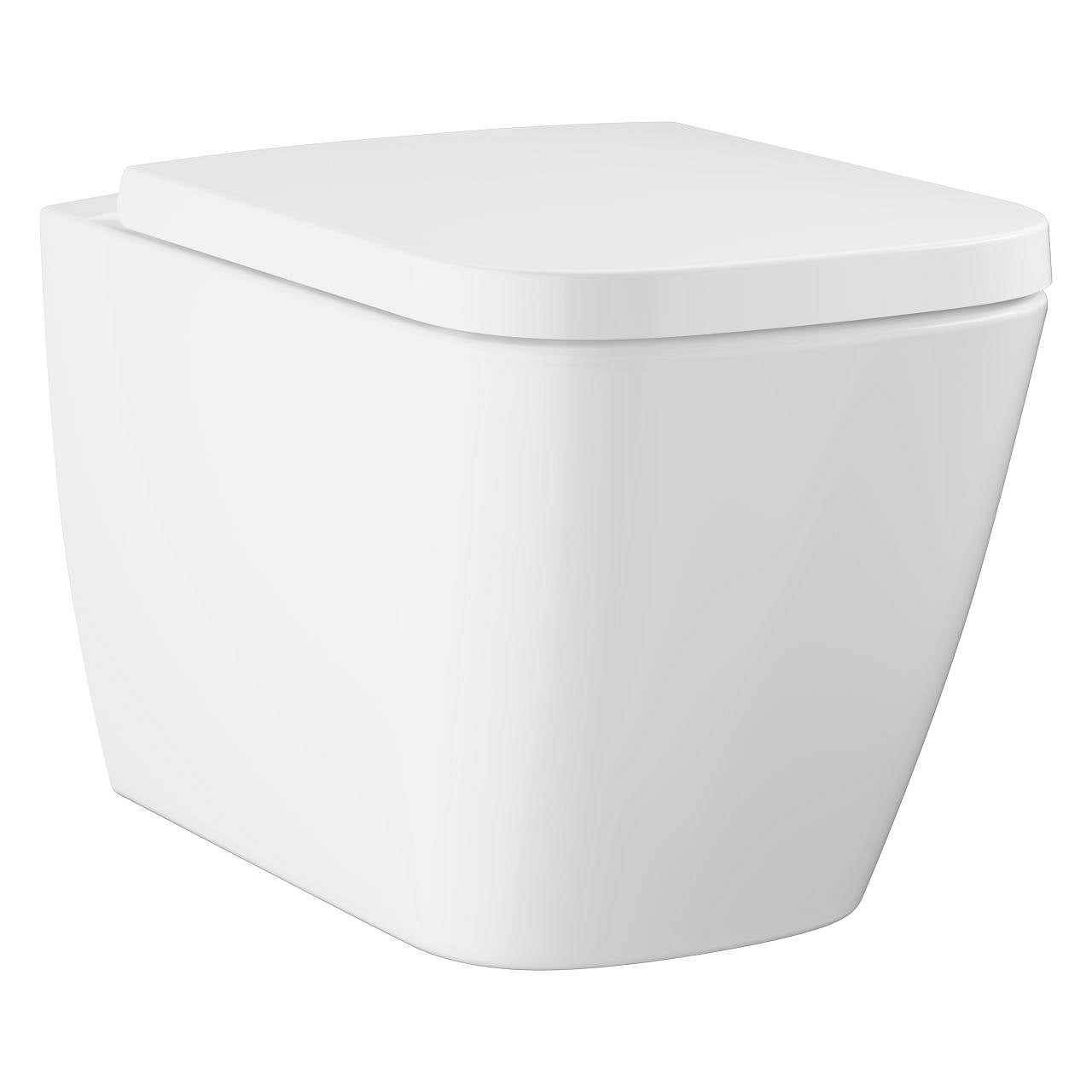 SET VAS WC BAUEDGE CERAMIC SUSPENDAT CU CAPAC SOFT CLOSE