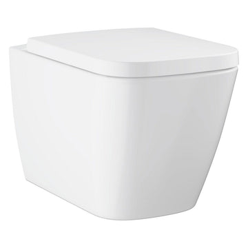 SET VAS WC BAUEDGE CERAMIC SUSPENDAT CU CAPAC SOFT CLOSE
