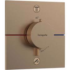 ORNAMENT SHOWER SELECT COMFORT E TERMOSTATIC, 2 FUNCTII, BRUSHED BRONZE