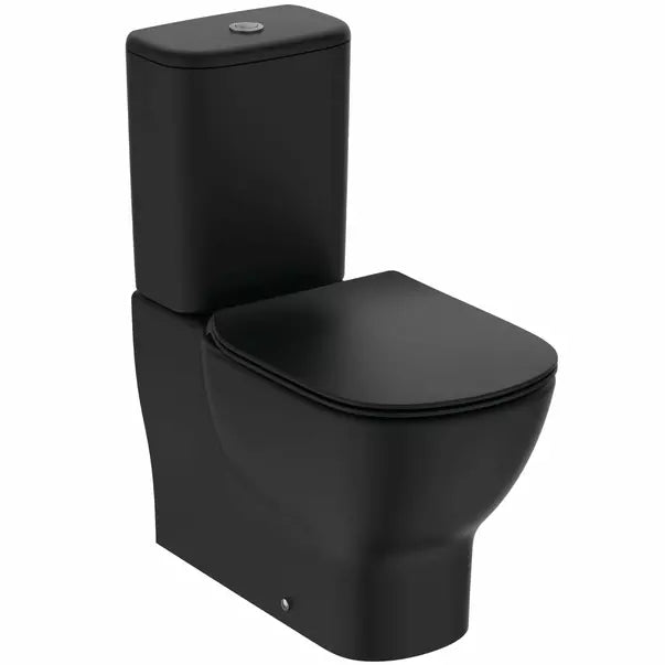 REZERVOR WC TESI, 3/6 L, ALIMENTARE INFERIOARA, SILK BLACK