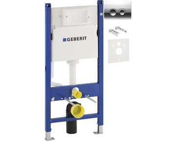 PREPACK DUOFIX DELTA NOU CU CLAPETA DELTA25 CROM, SET FIXARE SI SET FONOIZOLANT