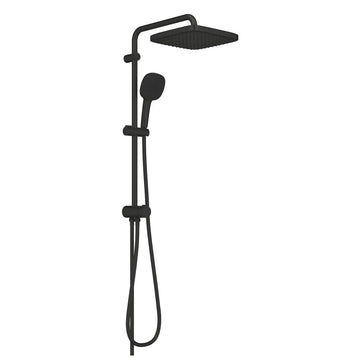 SISTEM DUS TEMPESTA 250 CUBE CU DIVERTER, FARA BATERIE, MATTE BLACK