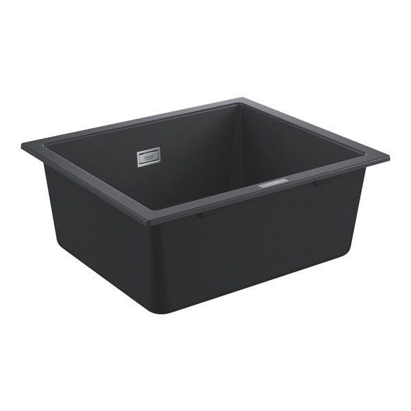 CHIUVETA BUCATARIE COMPOZIT K700U 60-C 53,3X45.7, CU 1 CUVA, MONTAJ SUB BLAT, GRANIT-BLACK