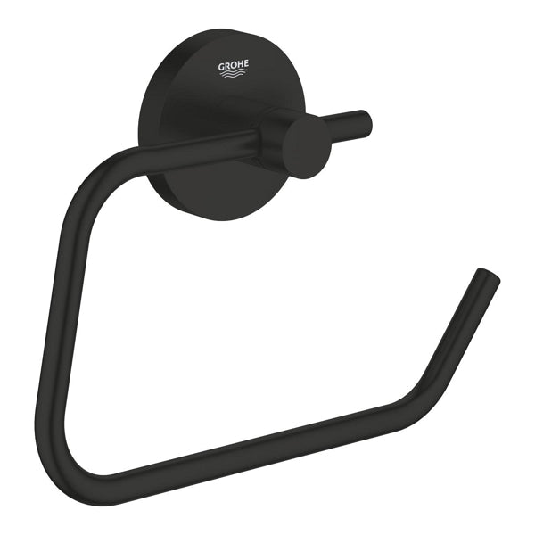 SUPORT HARTIE IGIENICA FARA APARATOARE ESSENTIALS NOU MATTE BLACK