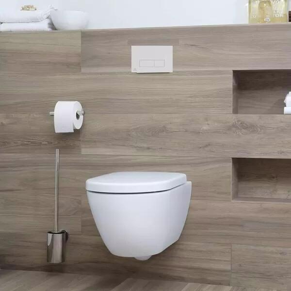 SET VAS WC ELLISSE RIMLESS SUSPENDAT CU FIXARE COMPLET ASCUNSA SI CAPAC WC UREA SOFT-CLOSE