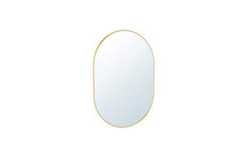 OGLINDA MOIRA 60X85X3 CM, REVERSIBILA, MARGINE DECORATIVA  AURIE, STICLA 4 MM, 20W, 5700 K