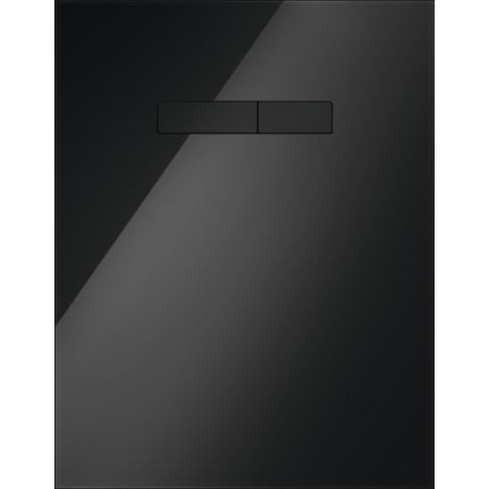 Tece Lux carcasă superioară wc cu buton pentru WC negru 9650005