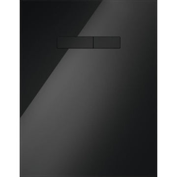 Tece Lux carcasă superioară wc cu buton pentru WC negru 9650005