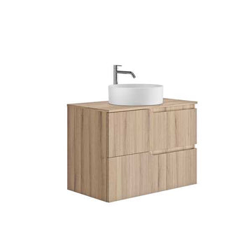 SET MOBILIER CU BLAT CANALETTO 79.5X45.4X56.5 CM, 2 SERTARE,BEIGE WOOD