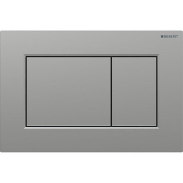 CLAPETA ACTIONARE REZERVOR INCASTRAT SIGMA 01 BUTOANE DREPTUNGHIULARE CROM MAT-CROM EASY TO CLEAN