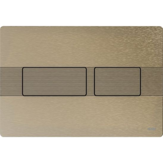 Tece Solid przycisk spłukujący do WC nikiel szczotkowany 9240437