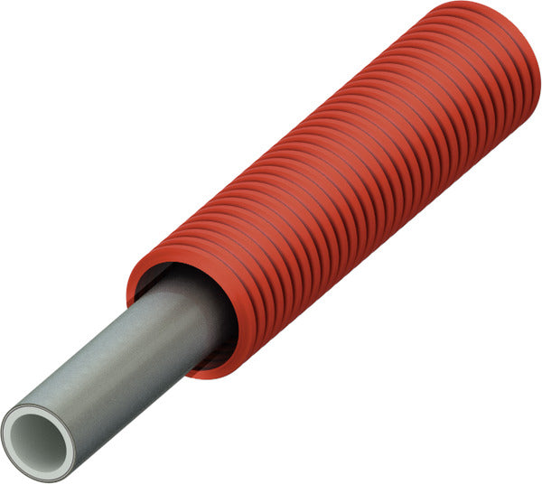 Teava izolata PE-XC 3S TECEflex, pentru incalzire, 20 x 2.8 mm, rosu, L 75 m grossmann