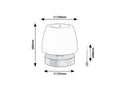 veioza Odera LED 3, negru