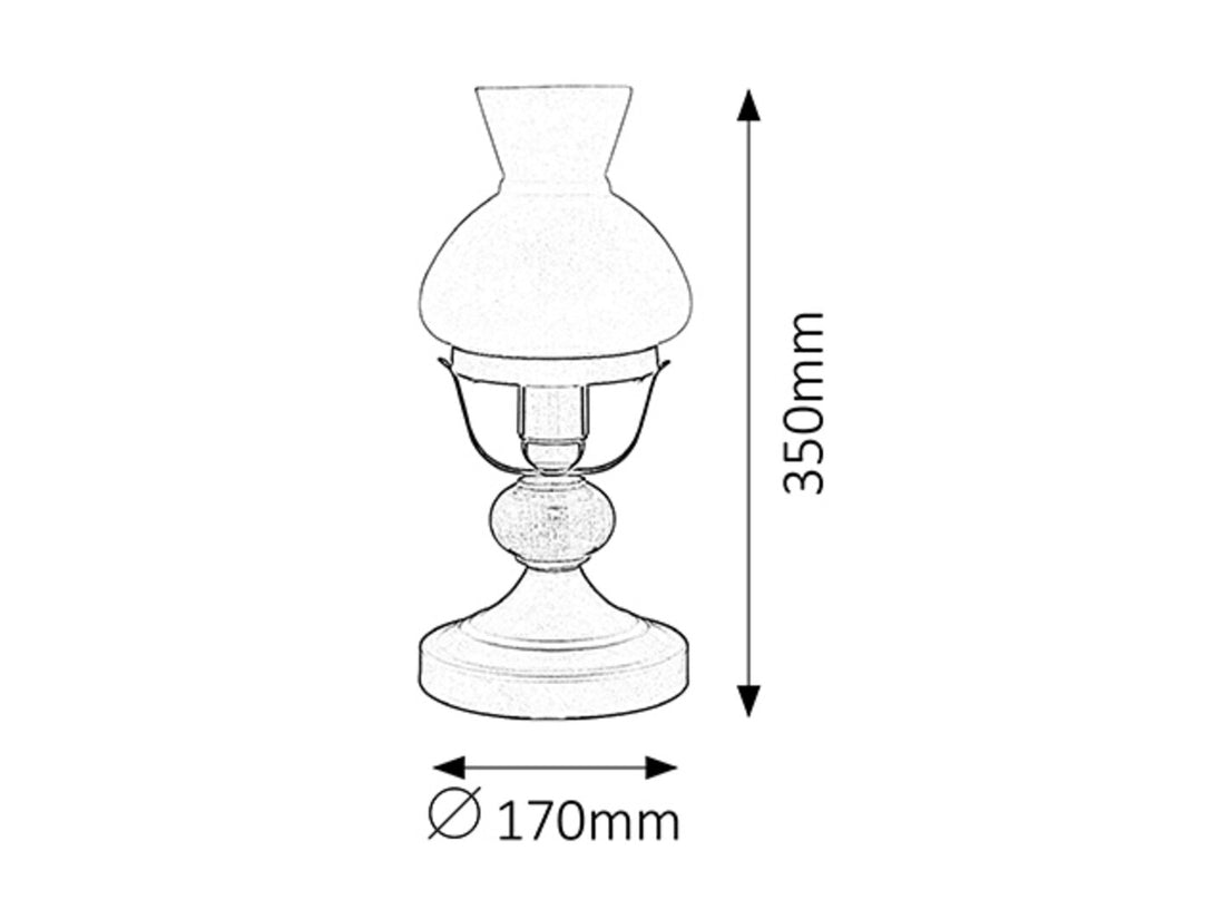 Rabalux - Lampa de masa E27/60W/230V
