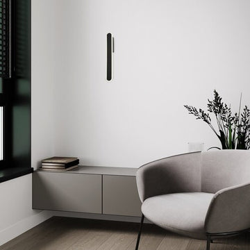 Aplica LED Sindri 12W negru pentru iluminat modern si elegant