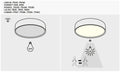 plafoniera LED Lucas LED 18, alb