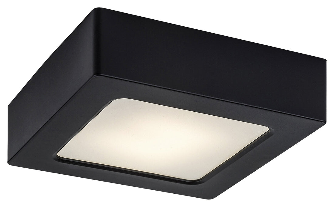 Plafonieră LED Rabalux LED/7W/230V 4000K 12x12 cm negru