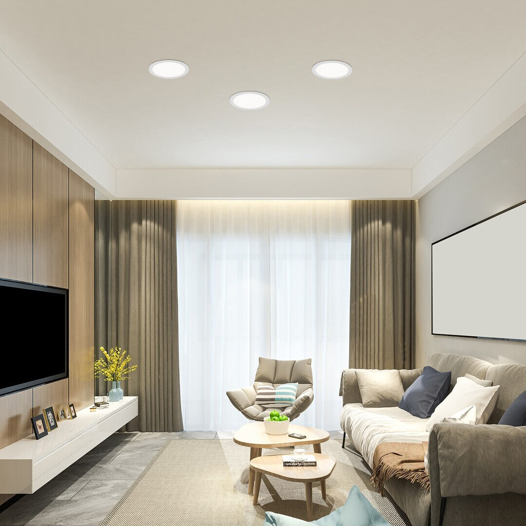 Recessed LED lighting fixture Rabalux LED/3W/230V 3000K d. 9 cm white